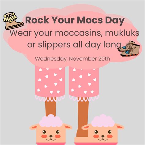 ROCK YOUR MOCS DAY - WEDNESDAY, NOVEMBER 20 | Centennial School