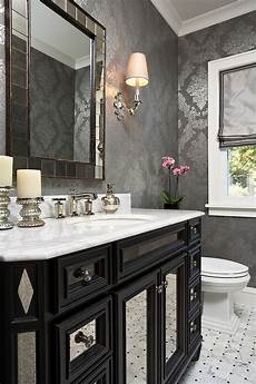 Wallpaper For Small Bathrooms by 20 Gorgeous Wallpaper Ideas For Your Powder Room Wallpaper For Small Bathrooms