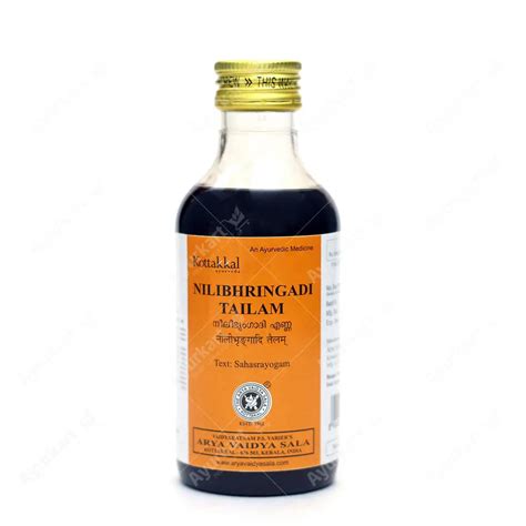 Nilibhringadi Tailam - Kottakkal Ayurveda - 200ML | Ayurvedic Hair Oil