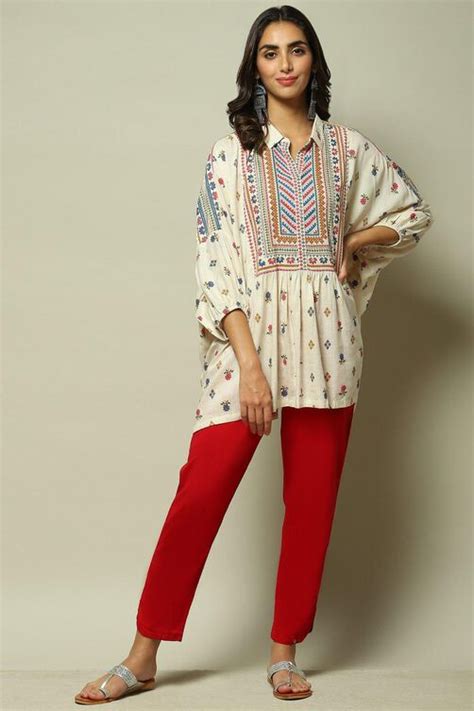Fuschia Cotton Straight Pant