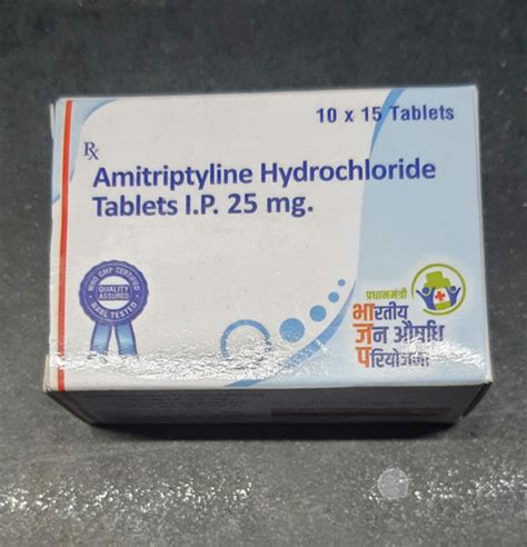 Amitriptyline 25mg tablets, 10 tab, 1strip | API GENERIC PHARMACY