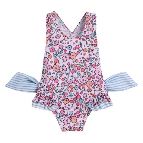 Little Girls One-Piece Swimsuit Bikini Set Swimwear Pink,5-6T Teen One ...