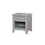 Benzara Gray Nightstand at Lowes.com