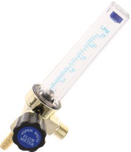 Calandis Argon and CO2 Gas Flow Meter Inlet Connection Gauge Pressure 0 ...