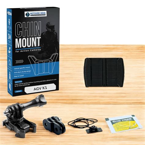 MotoVibe India AGV K1 K1S Chin Mount | Helmet Mount for GoPro – Ride ...