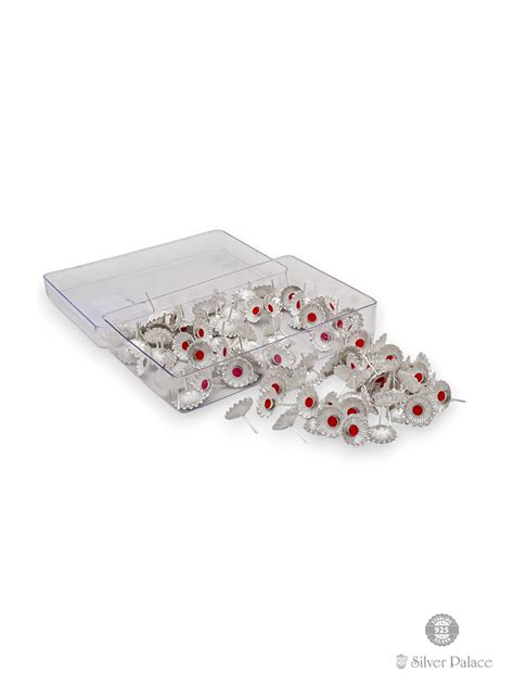 925 Pure Silver Malligai Flowers For Decorations - Silver Palace