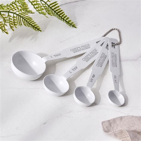 Buy Chefs Pride Altai Set of 4 Stainless Steel Measuring Spoons from ...