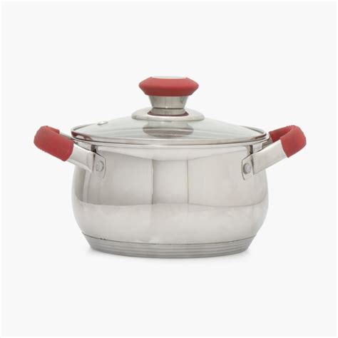 Buy Elite-Magnus Solid Pots - Stainless Steel - Sauce Pot With Glass ...