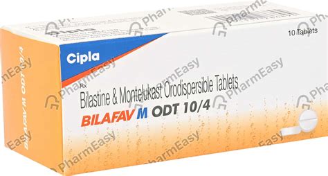 Bilafav M Odt 10/4mg Strip Of 10 Tablets: Uses, Side Effects, Price ...
