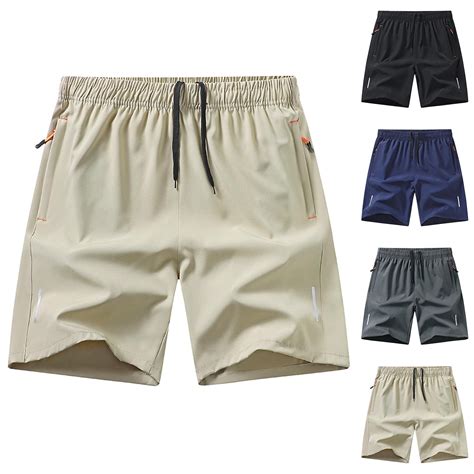 Mens Shorts Elastic Waist
