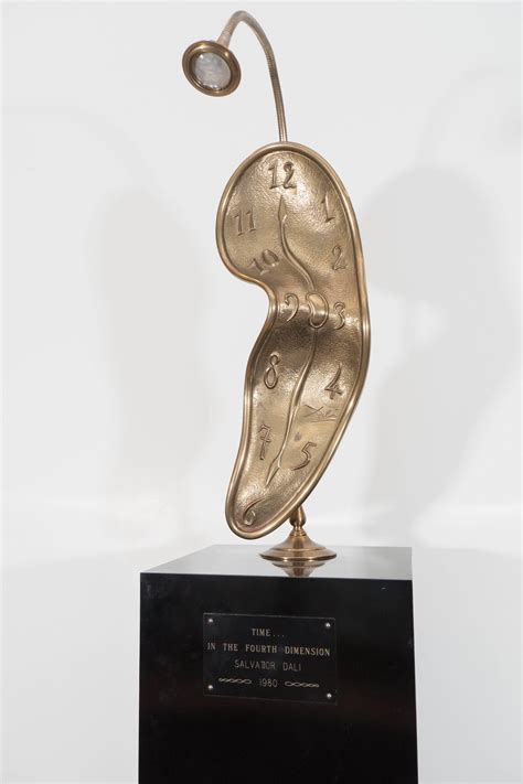Salvador Dali's 'Melting Clock' Sculptural Lamp in Brass at 1stDibs ...