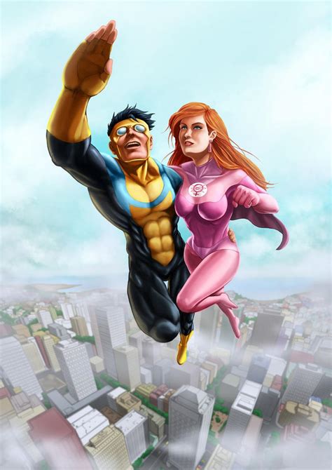 Invincible and Atom-Eve by Choppic on DeviantArt