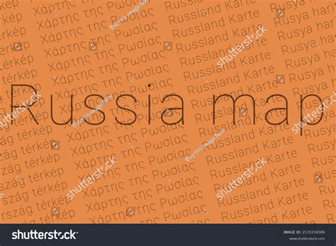 Language map of russia