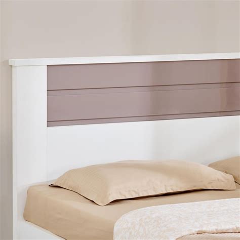 Buy Quadro Cosco Queen Bed - White from Home Centre at just INR 42496.0