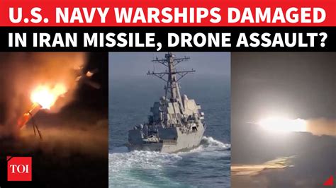 IRGC claims 'damage' to US warships in missile & drone strikes on ...