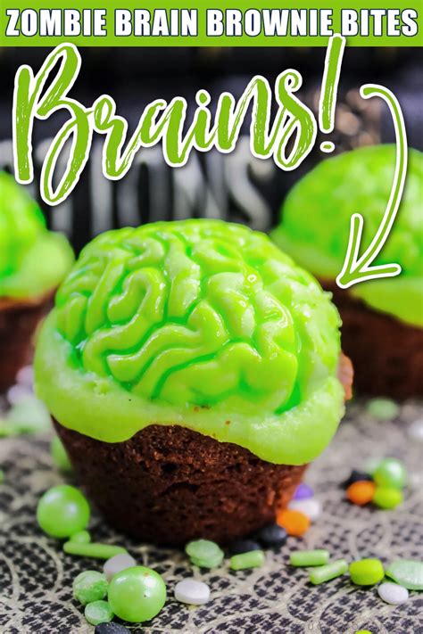 Zombie Brain Brownie Bites Recipe - Frugal Mom Eh!