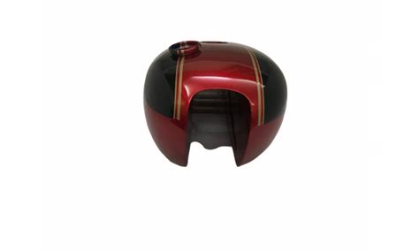 TRIUMPH T140 RED & BLACK PAINTED ALUMINUM FUEL PETROL TANK |Fit For