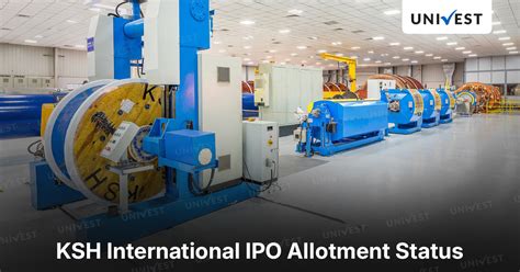 Check KSH International IPO Allotment Status With Live GMP