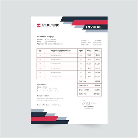 Image result for Invoice Template Design