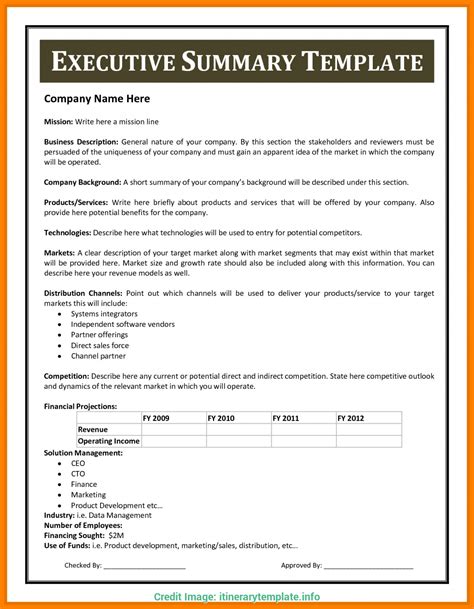 Report Template With Executive Summary (3) - PROFESSIONAL TEMPLATES ...