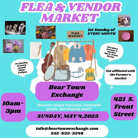 Bear Town Exchange Vendor and Flea Market, NewBern, NC, New Bern, 4 May ...