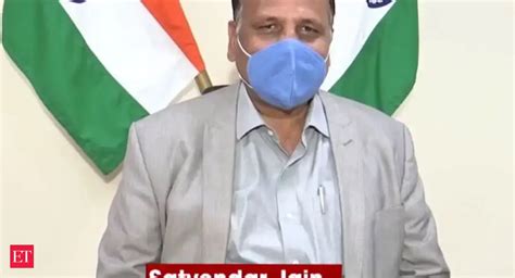 satyendar jain: Coronavirus positivity rate dipped below 7% in Delhi ...