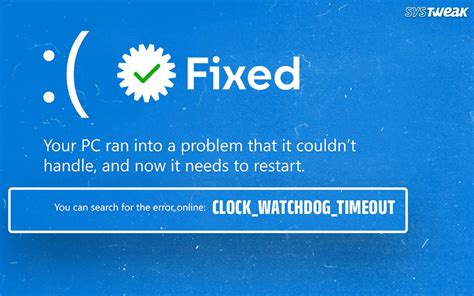 Computer Blue Screen Clock Work Timeout 的图像结果
