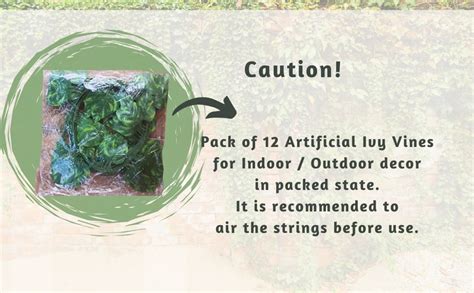 Buy Akaar Artificial Plants Leaves Ivy Garlands Plant Greenery Hanging ...