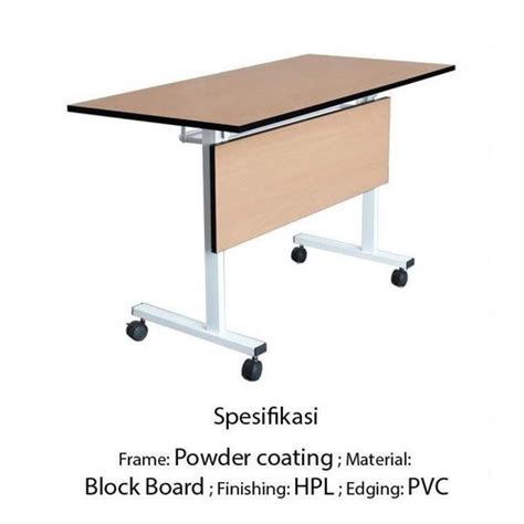 Jual Meja Lipat/Folding Table merk POLARIS Seri 1 Type FTM-I-1580-BM ...