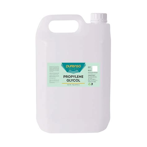 Buy Purenso Select - Propylene Glycol, 5Kg I Food Grade 99.96% USP/FCC ...