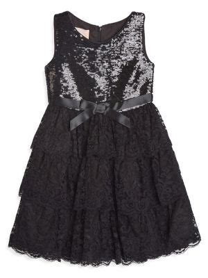 Girl's Sequin-Embellished Dress