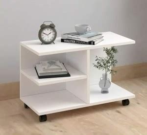 lukzer Multipurpose 2 Tier Shelf (BT-003/White/40 x 58 x 30 cm ...