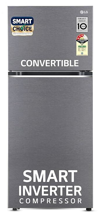 LG Smart Choice 322L 3 Star Frost-Free Smart Inverter Double Door Fridge