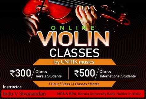 Online Violin Classes with INDU Sivandandan | Exclusively on Joboy ...