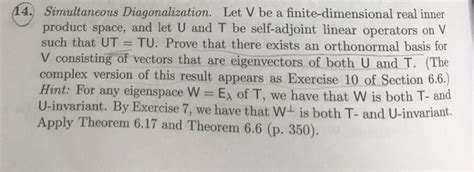 Image result for Simultaneous Diagonalization Exercise