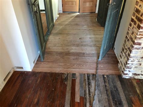 Refinish and Whitewash Heart Pine Floors in St. Augustine Florida