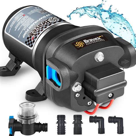 Buy RV Water Pump, 12V DC Water Pump, 5.2GPM 40PSI Self-Priming ...