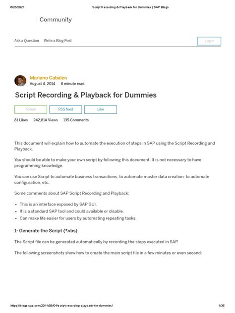Image result for SAP Script Recording and Playback