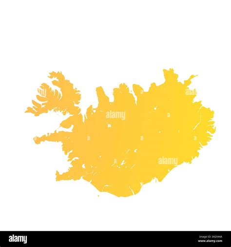 Map of Iceland, sign silhouette. World Map Globe. Vector Illustration ...