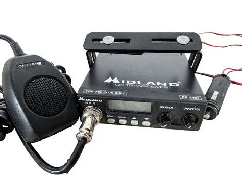 Vintage English Chinese Built Midland 98 Plus CB Citizens Band Radio ...