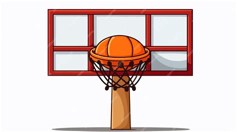 Cartoon Basketball Hoop Vector Image 的图像结果