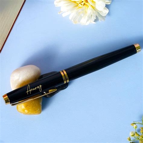 Classic Metallic Finish Ball Pen - Black | Love Craft Gifts - love ...