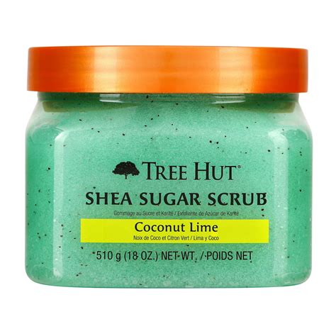 Tree Hut Coconut Lime Shea Sugar Exfoliating and Hydrating Body Scrub ...