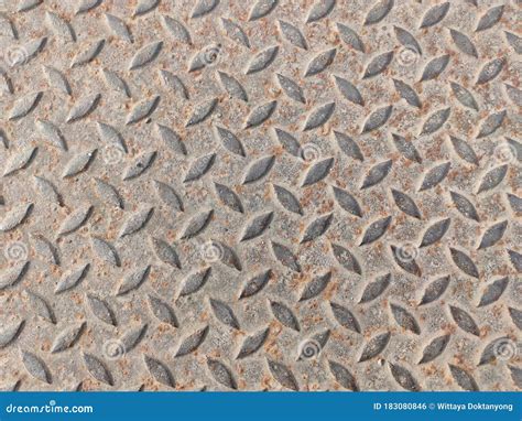Rusty Metal Sheet Flooring Paved Stock Photo - Image of light, paper ...