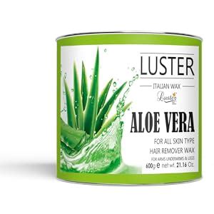 Luster Aloe Vera Hair Removal Hot Wax | Hair Removal Wax For Arms ...