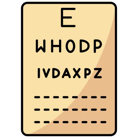 Eye test - Free healthcare and medical icons