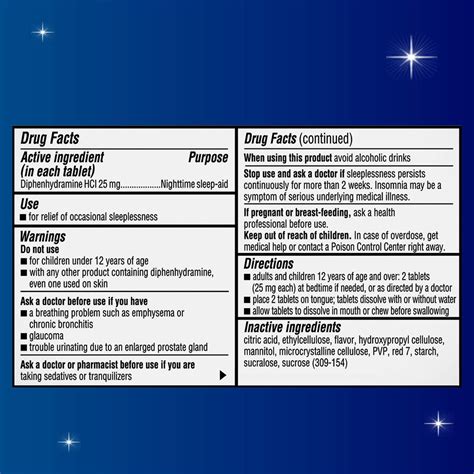 Unisom SleepMelts Nighttime Sleep-aid Diphenhydramine HCI 24 Tablets 25mg – Yaxa Colombia