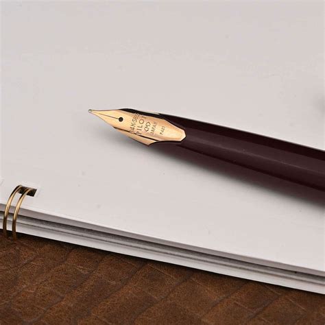 Buy Pilot Elite E95s Fountain Pen - Burgundy/Ivory GT Online - Pilot ...