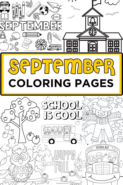 September Printable Coloring Pages [2025]