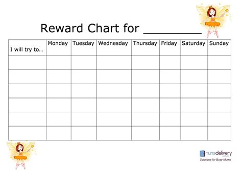 Printable Reward Charts For Kids